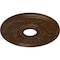 Ekena Millwork Genevieve Ceiling Medallion (Canopies up to 3 1/2"), 16 1/8"OD x 3 1/2"ID x 7/8"P, Root Beer Crackle CM16GNRBC - alternate 3